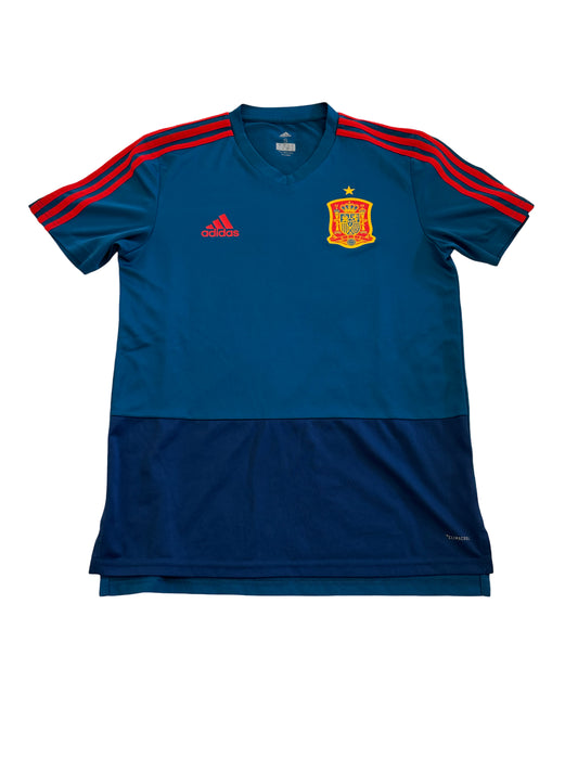 Spain 2018-2019 Vintage Training Jersey (Size S)